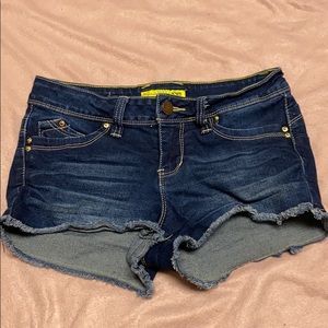 Dark blue jean shorts